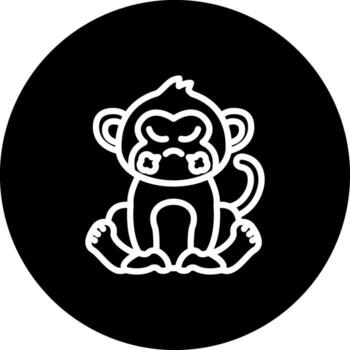 humeante mono moderno usuario interfaz característica vector