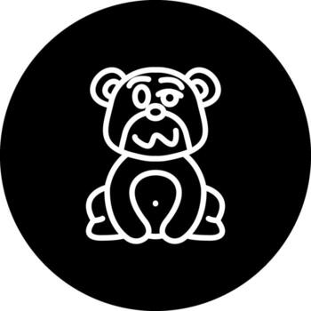 Drunk Bear Custom Creative Element vector