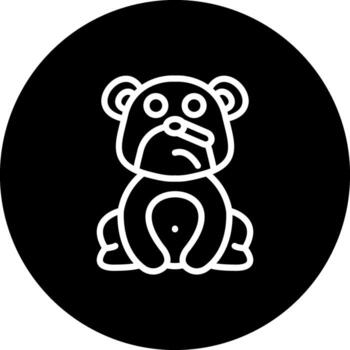 mentiroso oso funcional web gráfico objeto vector