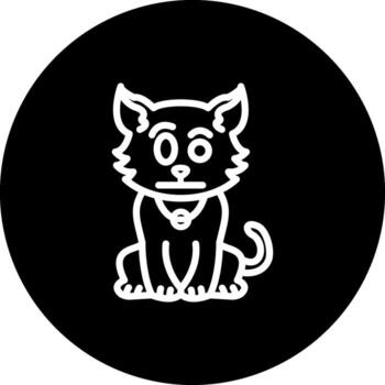 Suspicious Cat Distinct Visual Graphic Feature vector