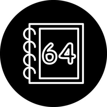 Math Sixty Four Stylish Design Object vector