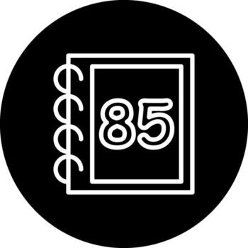 Math Eighty Five Innovative Web Graphic Layout vector