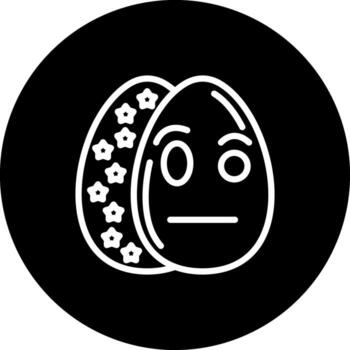Easter Suspicious Egg Consistent User Interface Mark vector