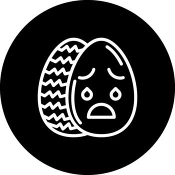 Pascua de Resurrección transpiración huevo funcional digital Arte elemento vector