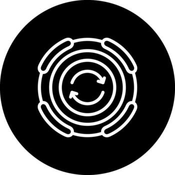 Recycle Sophisticated UI Design Object vector