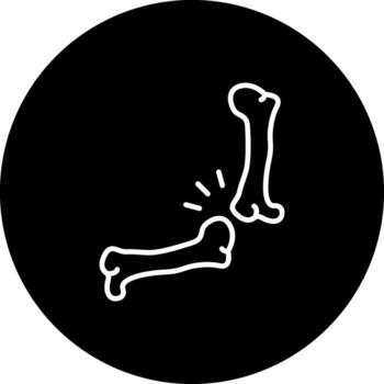 Bone Functional Digital Art Element vector