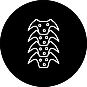 cervical espina avanzado marca diseño diseño vector