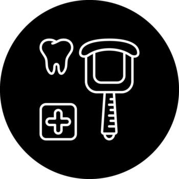 Dental Scraper Distinct Digital Design Feature vector