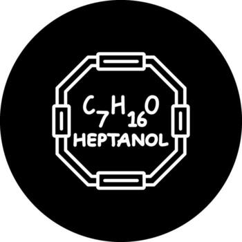 Heptanol Distinct Digital Design Feature vector