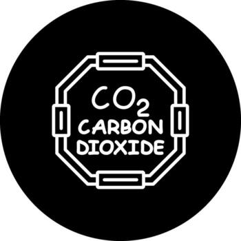 Carbon Dioxide Stylish Design Object vector