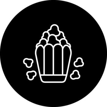 Popcorn Unique Branding Graphic Object vector