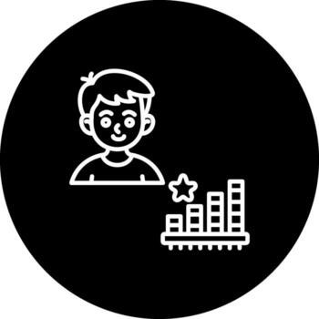 Review Statistics Modern Web Interface Asset vector