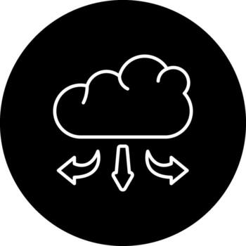 Cloud Integration Modern Web Interface Asset vector