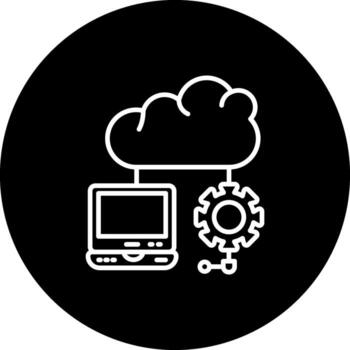 nube supervisión avanzado marca diseño diseño vector