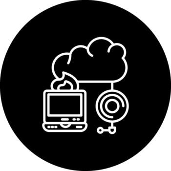 Cloud Disaster Recovery Optimized Mobile App Design vector