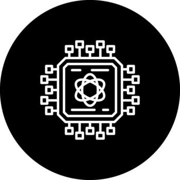 cuántico informática optimizado móvil aplicación diseño vector