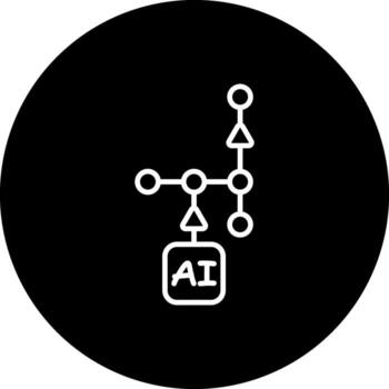 AI Workflow Innovative User Interface Layout vector