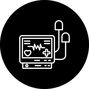 Defibrillator Optimized Mobile App Design vector