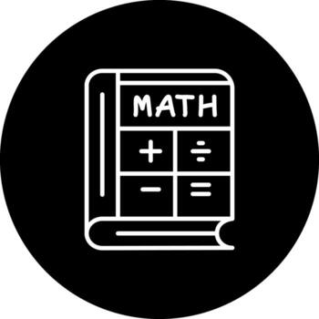 Math Book Stylish Design Object vector