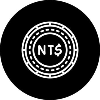 Taiwan Coin Functional Web Graphic Object vector