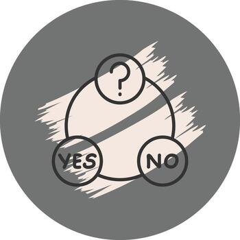 Confused Decision Functional Web Design Asset vector