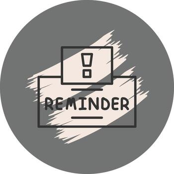 Notification Sleek Modern Design Element vector