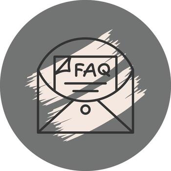 Preguntas más frecuentes correo dinámica usuario interfaz diseño vector