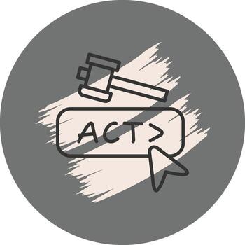 Act Clear Digital Art Object vector