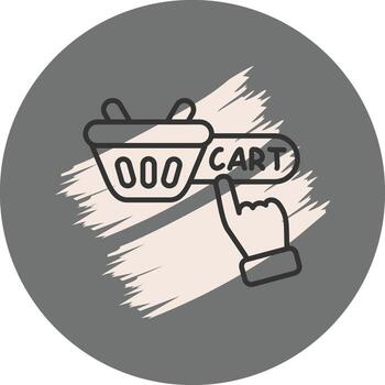 carro funcional web diseño activo vector