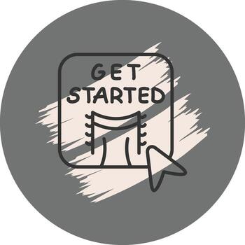 comienzo equilibrado moderno característica vector