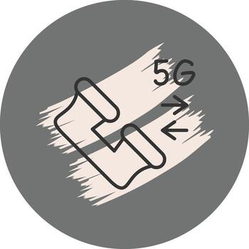 teléfono elegante web interfaz característica vector