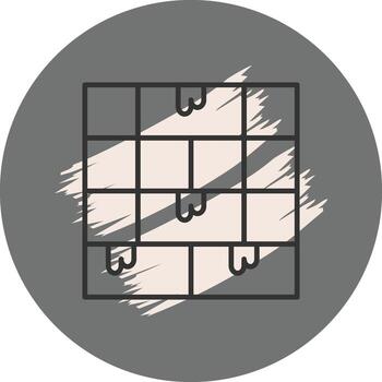 Wall Simple Flat Graphic Element vector