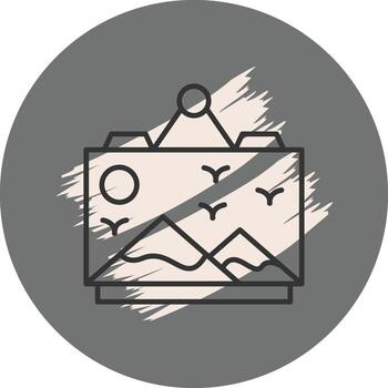 Picture Minimal Web Layout vector