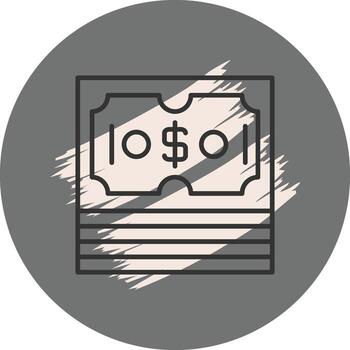 Dollar Notes Advanced Web Interface Symbol vector