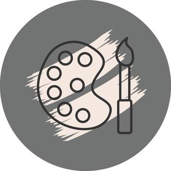 Color Palette Balanced User Interface Feature vector