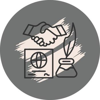 Agreement Sleek Creative Design Object vector