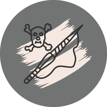 Pirate Harpoon Functional Web Design Asset vector