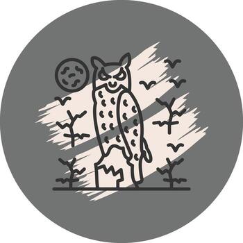 Owl Unique Web Design Asset vector