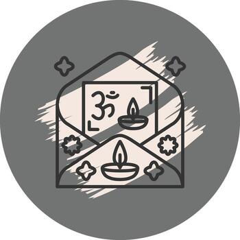 Greeting Card Innovative User Interface Asset vector