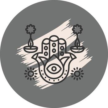Hamsa Elegant User Interface Element vector