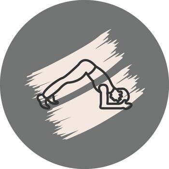 Dolphin Plank Functional Web Design Asset vector