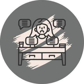 Talkative Sleek Creative Design Object vector