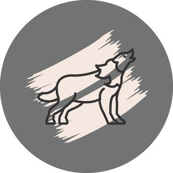 Wolf Functional Web Design Asset vector
