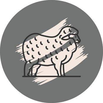 Sheep Custom Product Graphic Asset vector