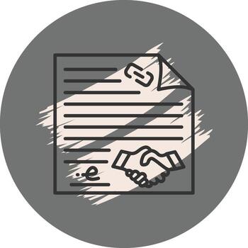 contrato página dinámica usuario interfaz diseño vector