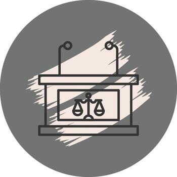 Tribune Elegant User Interface Symbol vector