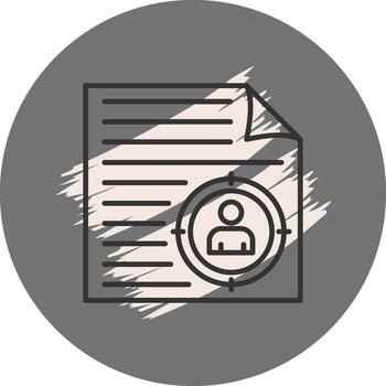 Target File Functional Web Design Asset vector