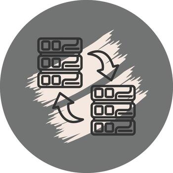 datos migración limpiar web diseño elemento vector