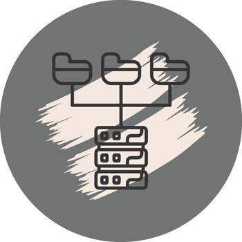 Data Model Elegant User Interface Element vector