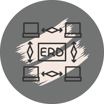 Erd Flow Innovative Digital Art Feature vector